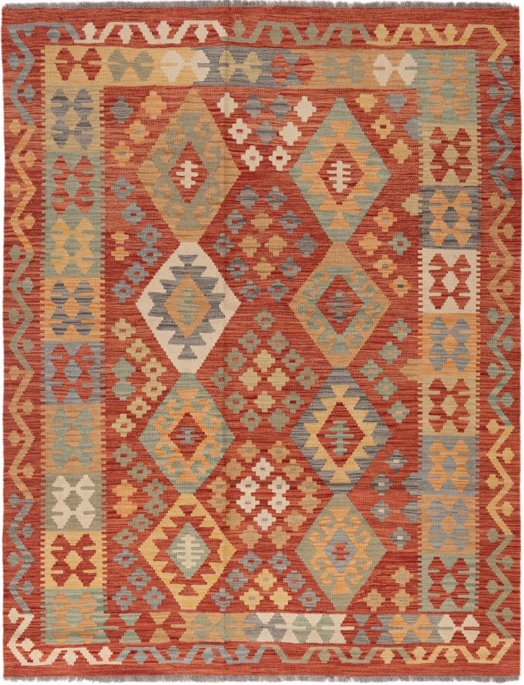 Afganistanilainen matto Kelim Afghan 199x155 199x155, Persialainen matto Käsinkudottu