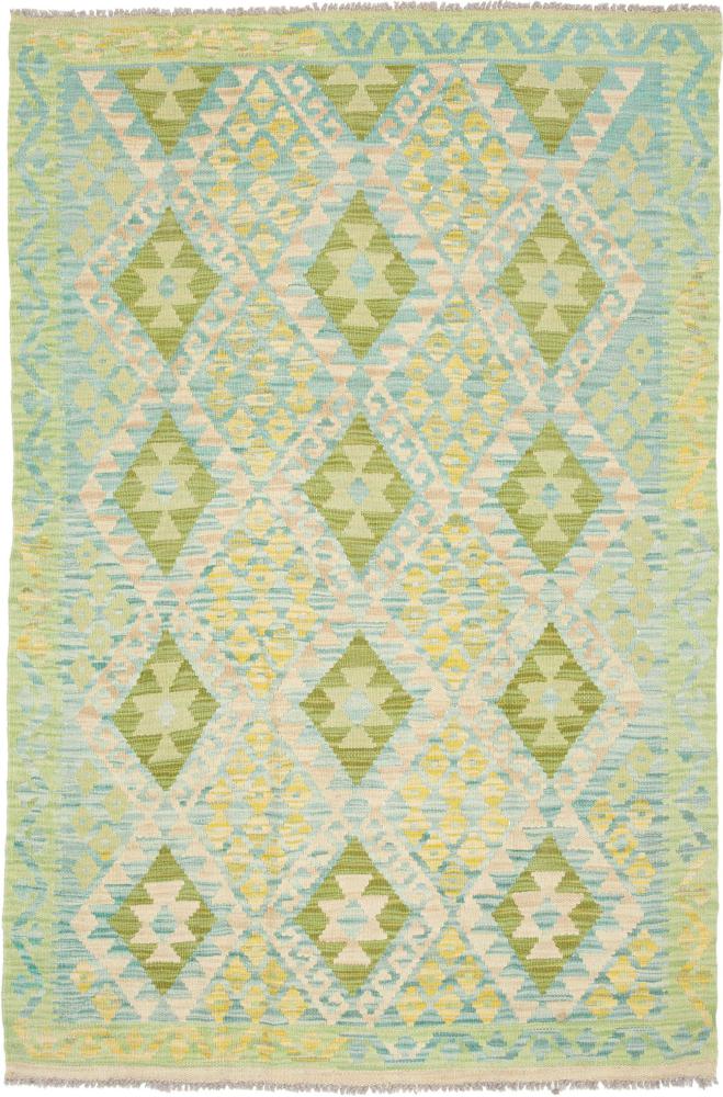 Αφγανικό χαλί Κιλίμ Afghan 189x127 189x127, Περσικό χαλί Οι κόμποι έγιναν με το χέρι