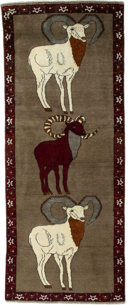 Tapis persan Persan Gabbeh Limited 217x87 217x87, Tapis persan Noué à la main