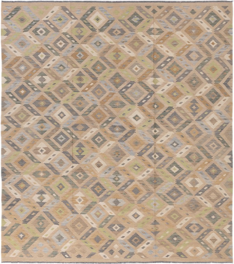 Afgański dywan Kilim Afghan 287x257 287x257, Dywan perski Ręcznie tkany