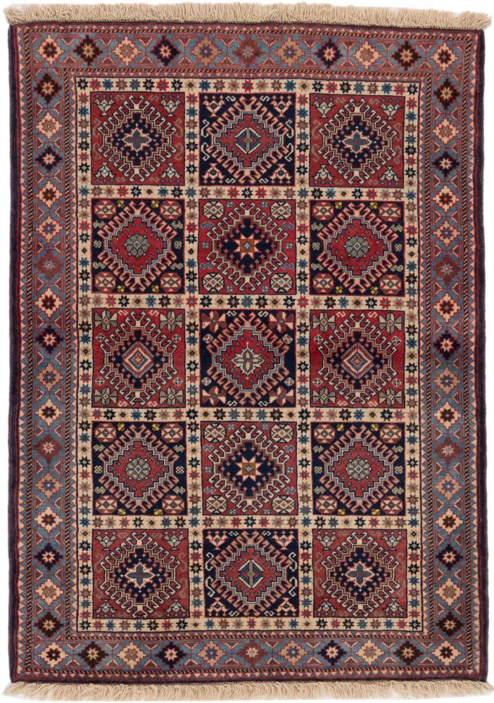 Tapis persan Yalameh 146x103 146x103, Tapis persan Noué à la main