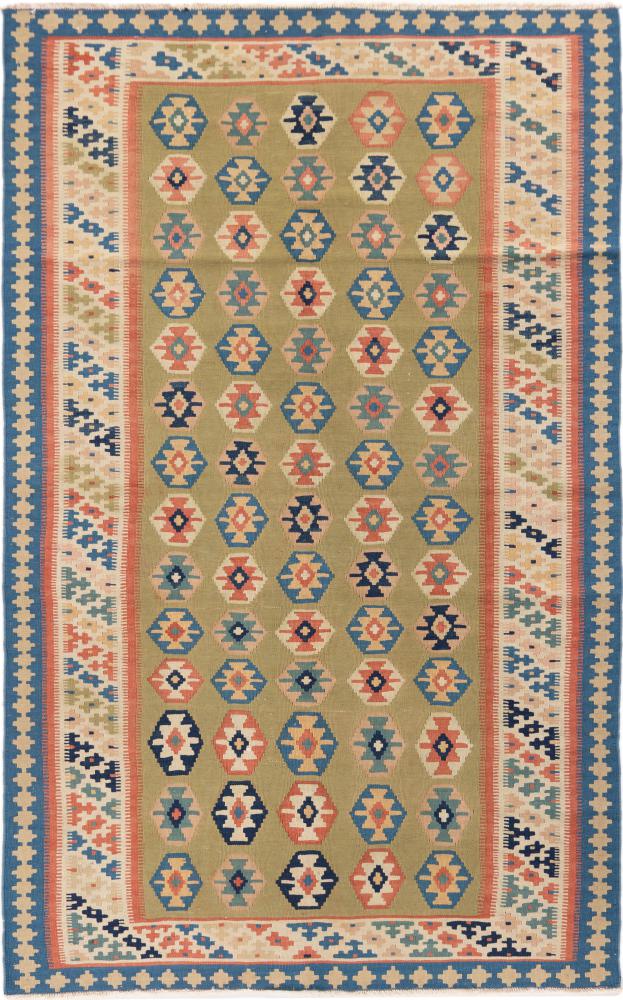 Tappeto persiano Kilim Fars Vecchio 173x108 173x108, Tappeto persiano Tessuto a mano
