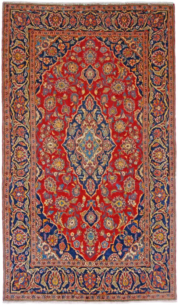 Persisk tæppe Keshan 222x131 222x131, Persisk tæppe Knyttet i hånden