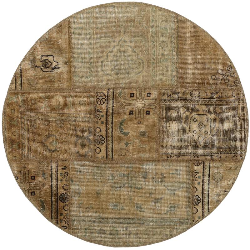 Dywan perski Patchwork 99x99 99x99, Dywan perski Ręcznie tkane