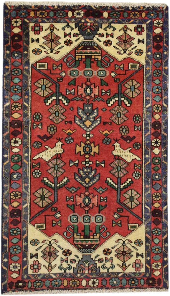 Perserteppich Hamadan 124x72 124x72, Perserteppich Handgeknüpft