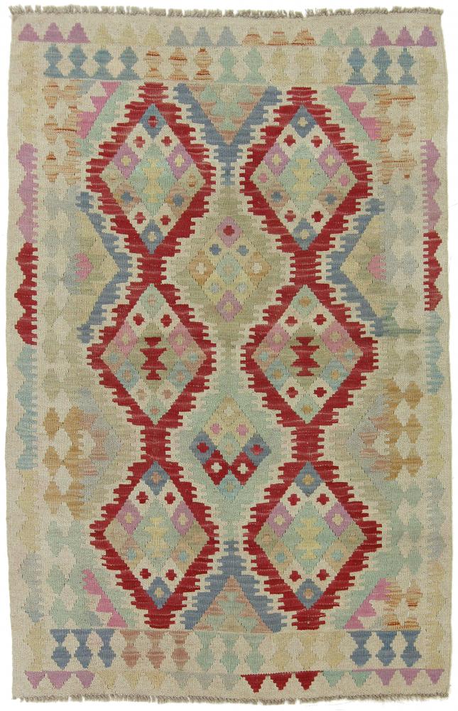 Tapete afegão Kilim Afegão 153x103 153x103, Tapete persa Tecido à mão