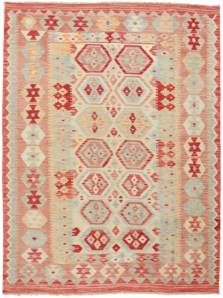 Tapete afegão Kilim Afegão 200x151 200x151, Tapete persa Tecido à mão