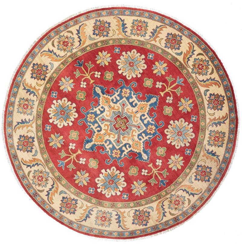 Tappeto Afgano Kazak Limited 249x249 249x249, Tappeto persiano Annodato a mano