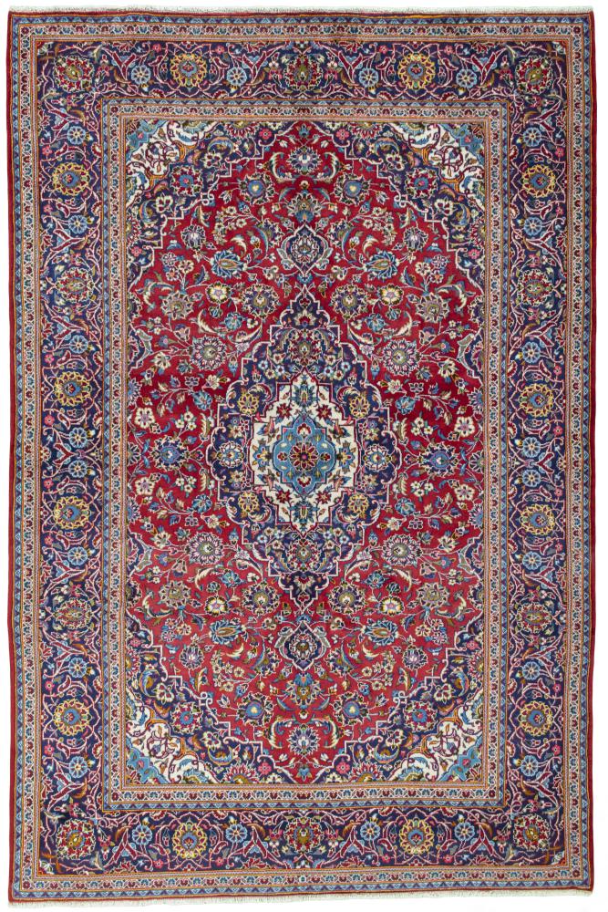 Persian Rug Keshan 9'11"x6'6" 9'11"x6'6", Persian Rug Knotted by hand