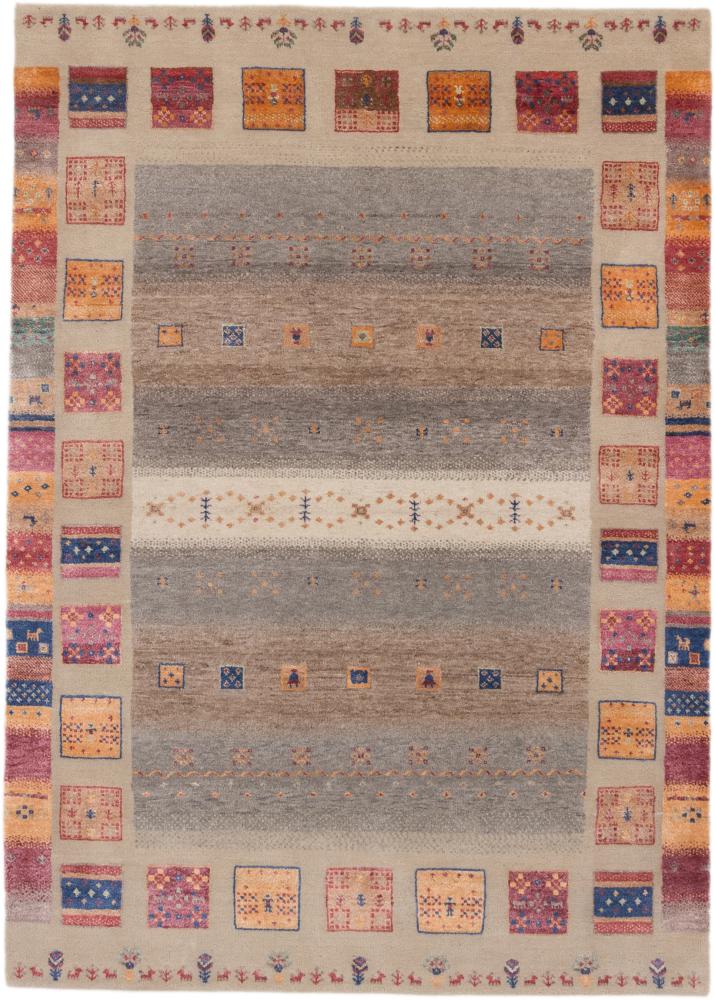 Indiaas tapijt Gabbeh Loribaft 201x142 201x142, Perzisch tapijt Handgeknoopte