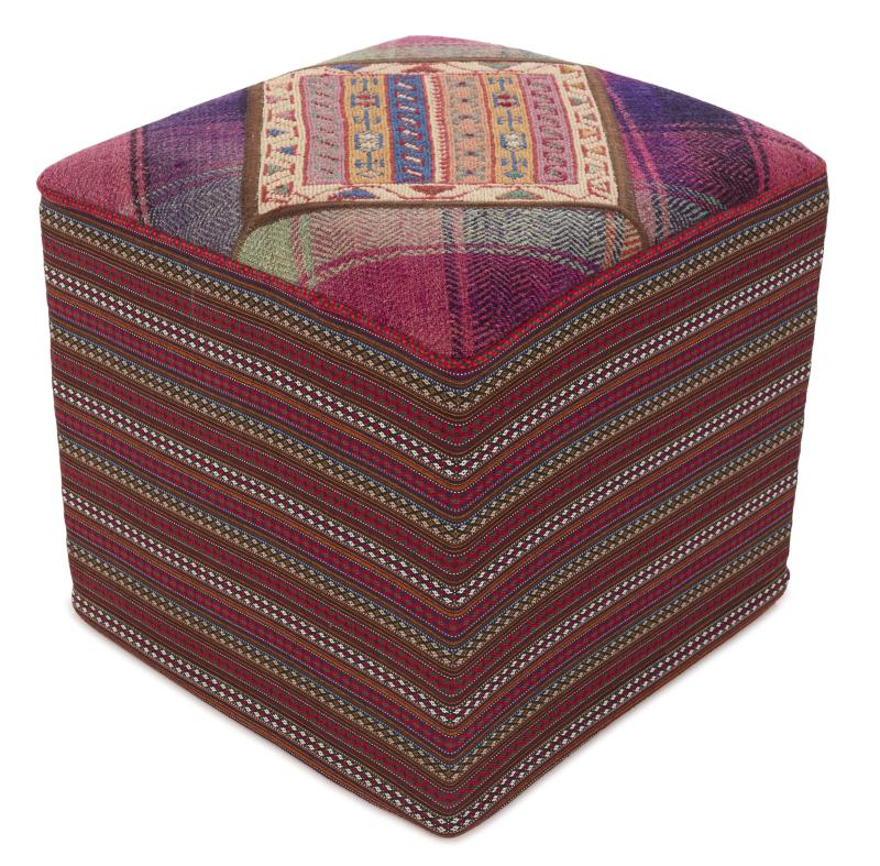 Περσικό χαλί Κιλίμ Hocker 46x44 46x44, Περσικό χαλί Χειροποίητη ύφανση