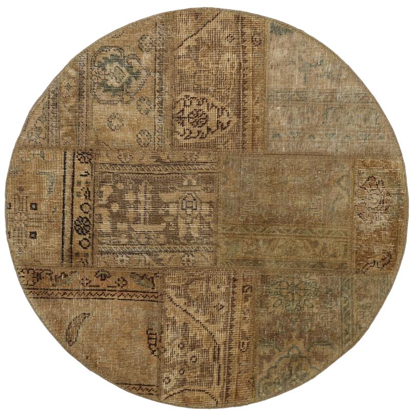 Dywan perski Patchwork 101x101 101x101, Dywan perski Ręcznie tkane