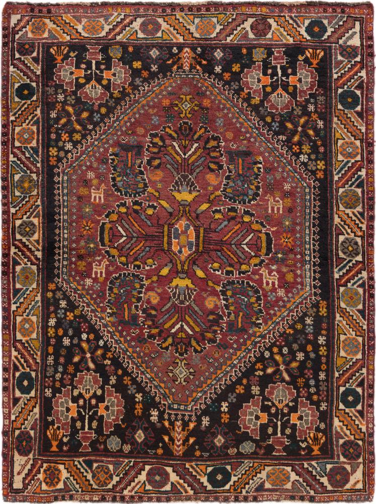 Alfombra persa Ghashghai Vieja 153x115 153x115, Alfombra persa Anudado a mano