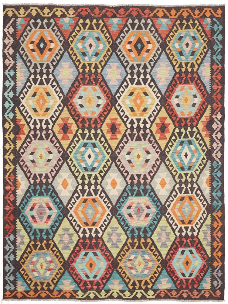 Afghan rug Kilim Afghan 241x182 241x182, Persian Rug Woven by hand