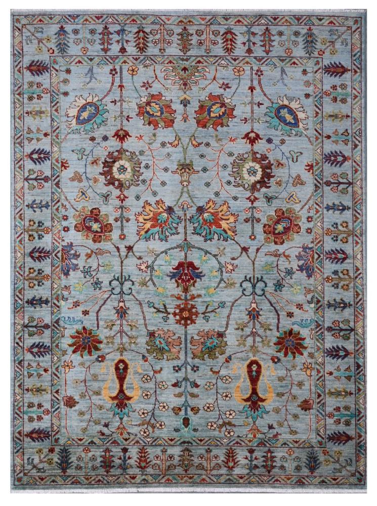 Afghan rug Arijana Shaal 199x152 199x152, Persian Rug Knotted by hand