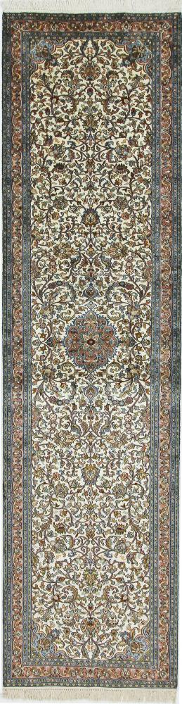 Tapis indien Cachemire Pure Soie 315x81 315x81, Tapis persan Noué à la main