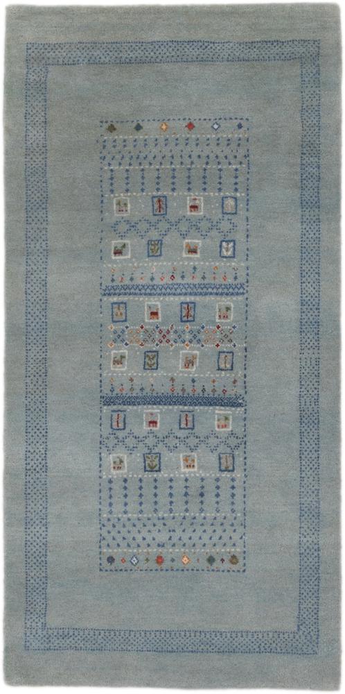 Indiaas tapijt Gabbeh Loribaft 156x76 156x76, Perzisch tapijt Handgeknoopte