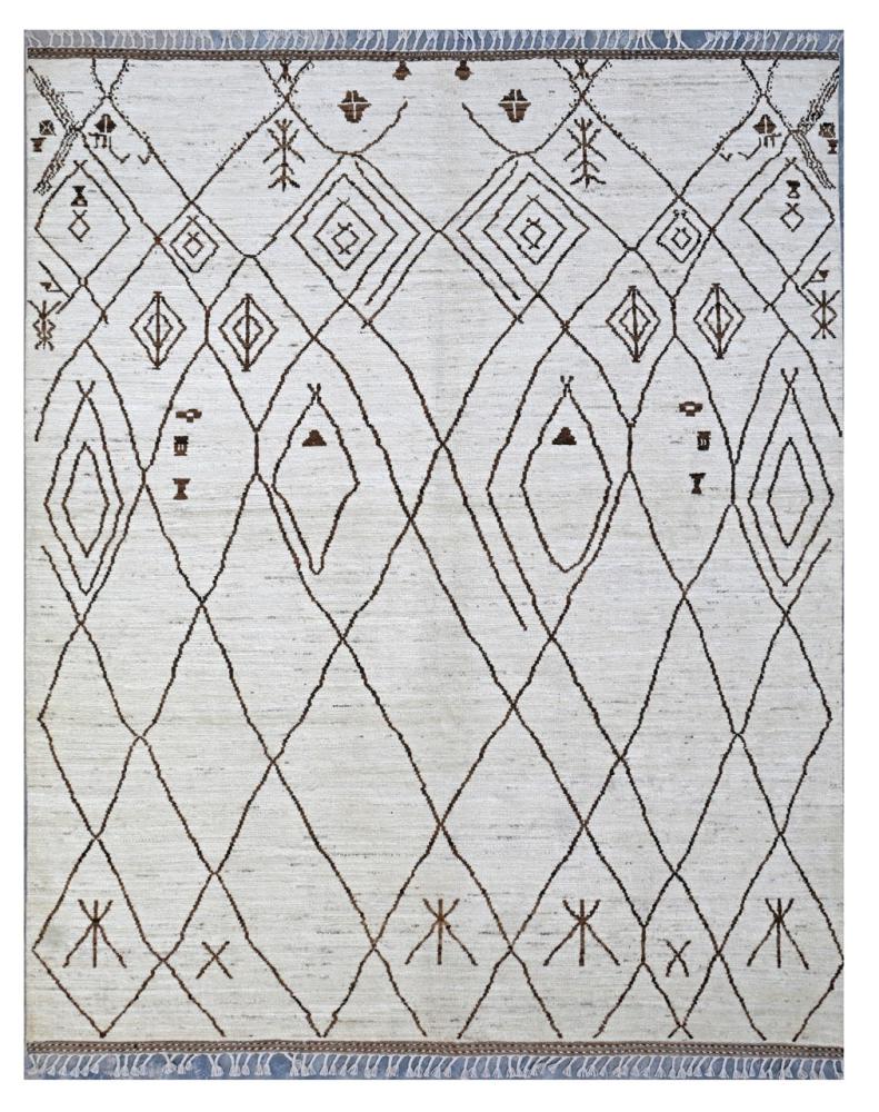 Pakistansk teppe Berber Contemporary 301x251 301x251, Persisk teppe Håndknyttet