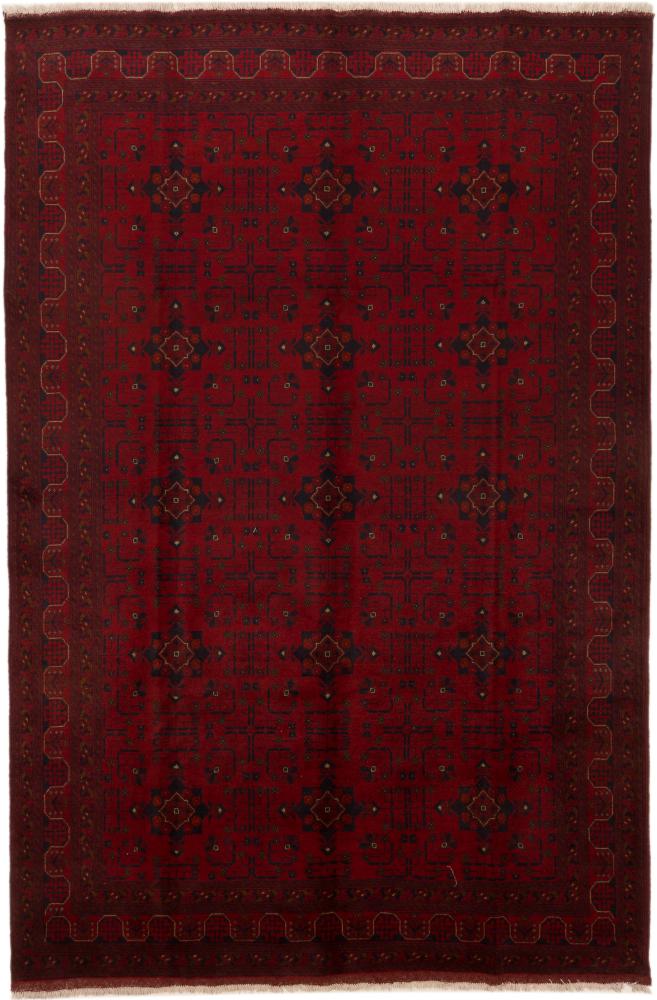Tapis afghan Khal Mohammadi 296x199 296x199, Tapis persan Noué à la main