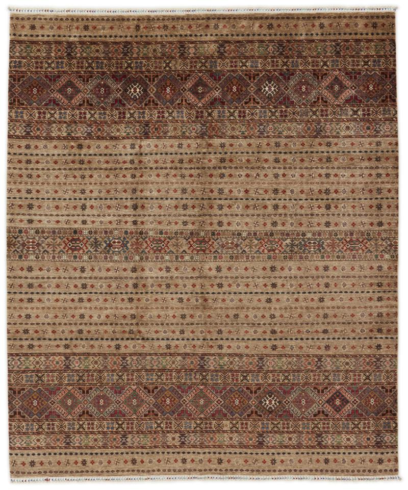 Afghan rug Arijana Shaal 307x261 307x261, Persian Rug Knotted by hand