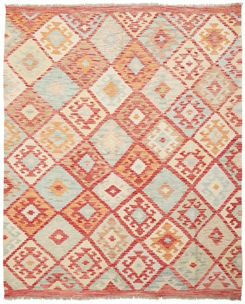 Tapete afegão Kilim Afegão 195x159 195x159, Tapete persa Tecido à mão