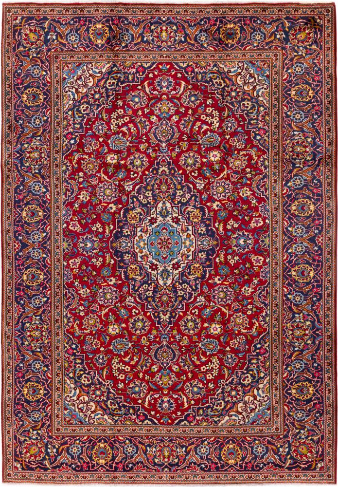 Persisk tæppe Keshan 345x260 345x260, Persisk tæppe Knyttet i hånden