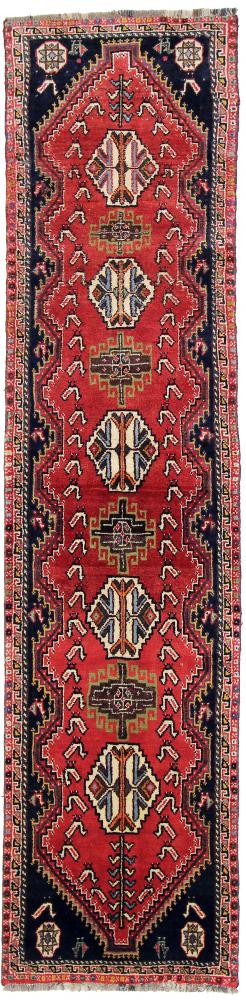 Perzisch tapijt Ghashghai 271x66 271x66, Perzisch tapijt Handgeknoopte