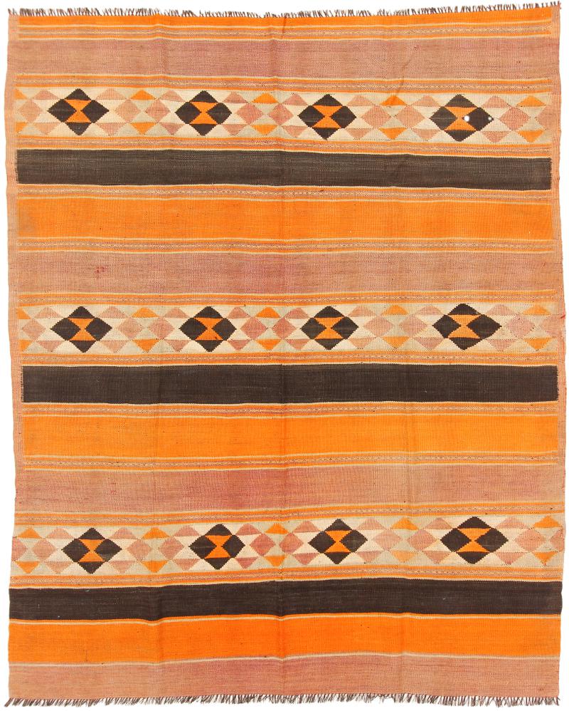 Tapete afegão Kilim Afegão Antigo 190x188 190x188, Tapete persa Tecido à mão