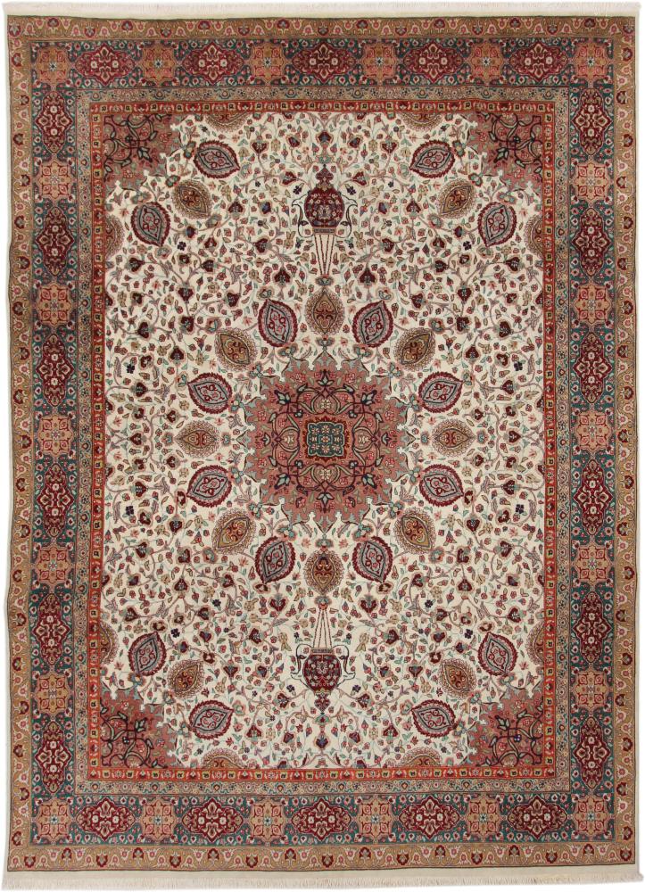 Tapete persa Tabriz 346x248 346x248, Tapete persa Atado à mão