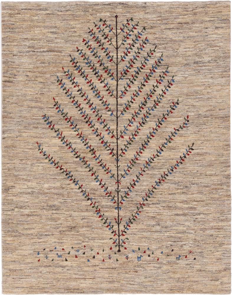 Persian Rug Persian Gabbeh Nomad 224x177 224x177, Persian Rug Knotted by hand