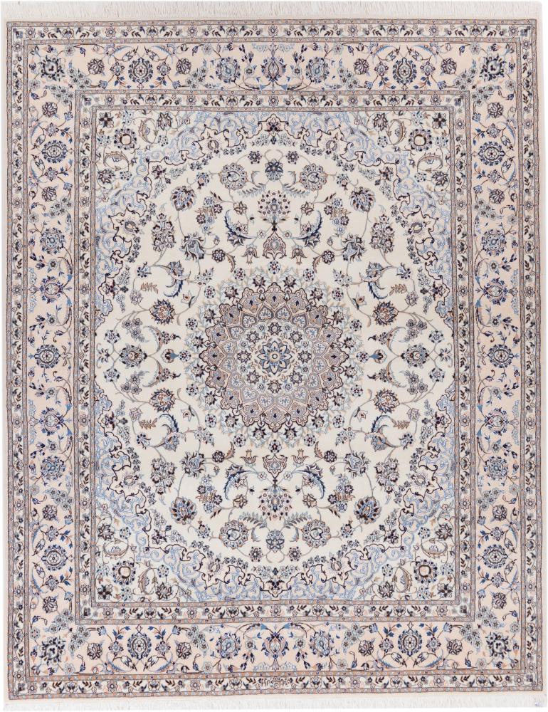 Persian Rug Nain 6La 260x207 260x207, Persian Rug Knotted by hand