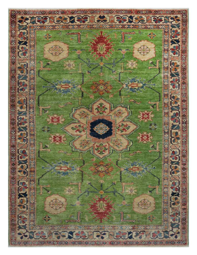 Tapis pakistanais Kazak 193x145 193x145, Tapis persan Noué à la main