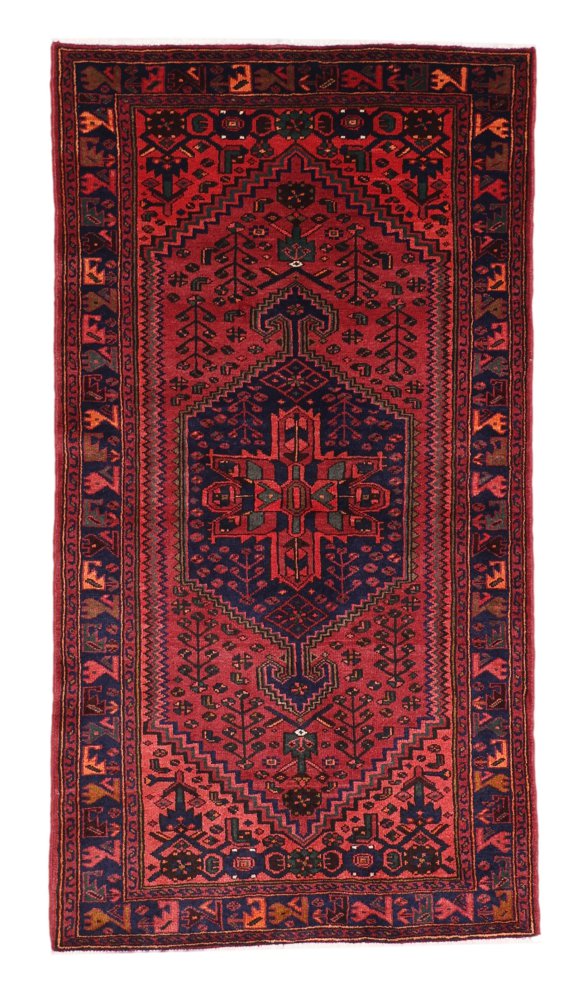 Perzisch tapijt Khamseh 214x116 214x116, Perzisch tapijt Handgeknoopt