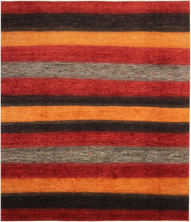 Persian Rug Persian Gabbeh Loribaft Design 347x296 347x296, Persian Rug Knotted by hand