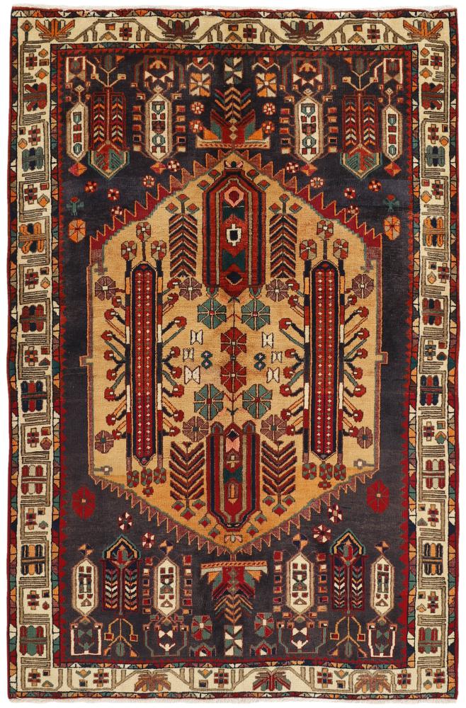 Persian Rug Afshar 8'0"x5'3" 8'0"x5'3", Persian Rug Knotted by hand