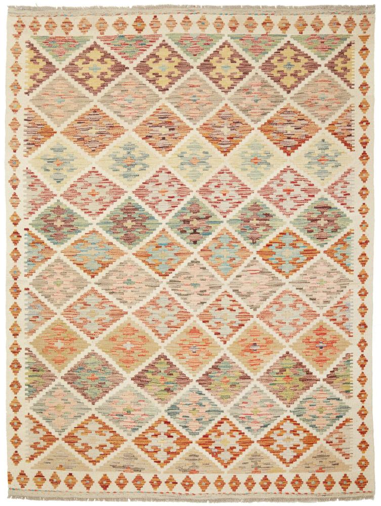 Tapete afegão Kilim Afegão 195x147 195x147, Tapete persa Tecido à mão