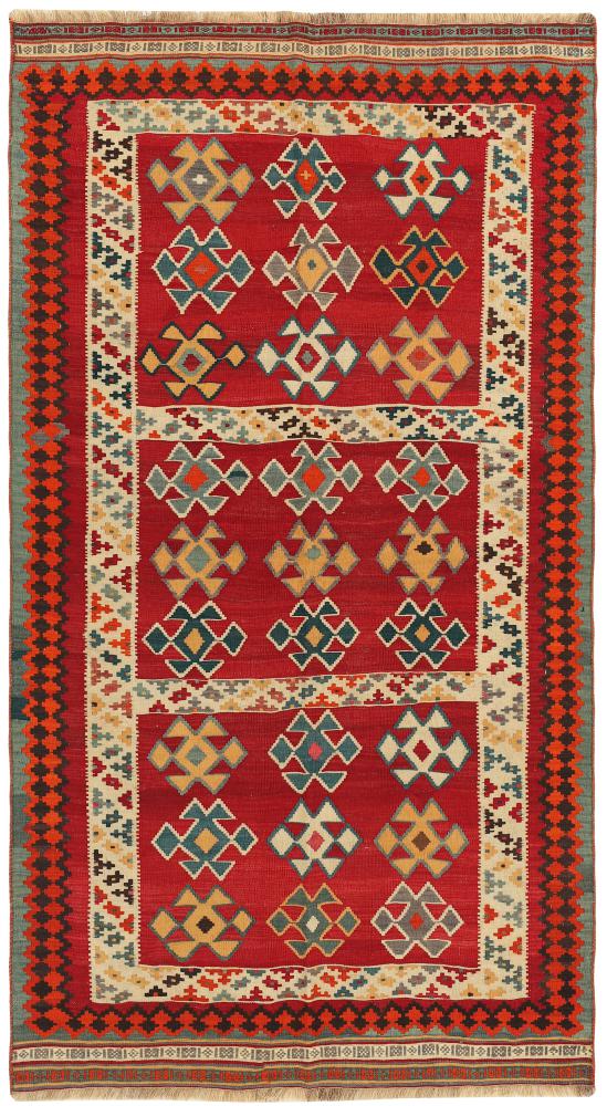 Persian rug Kilim Fars 8'3"x4'6" 8'3"x4'6", Persian rug Handwoven
