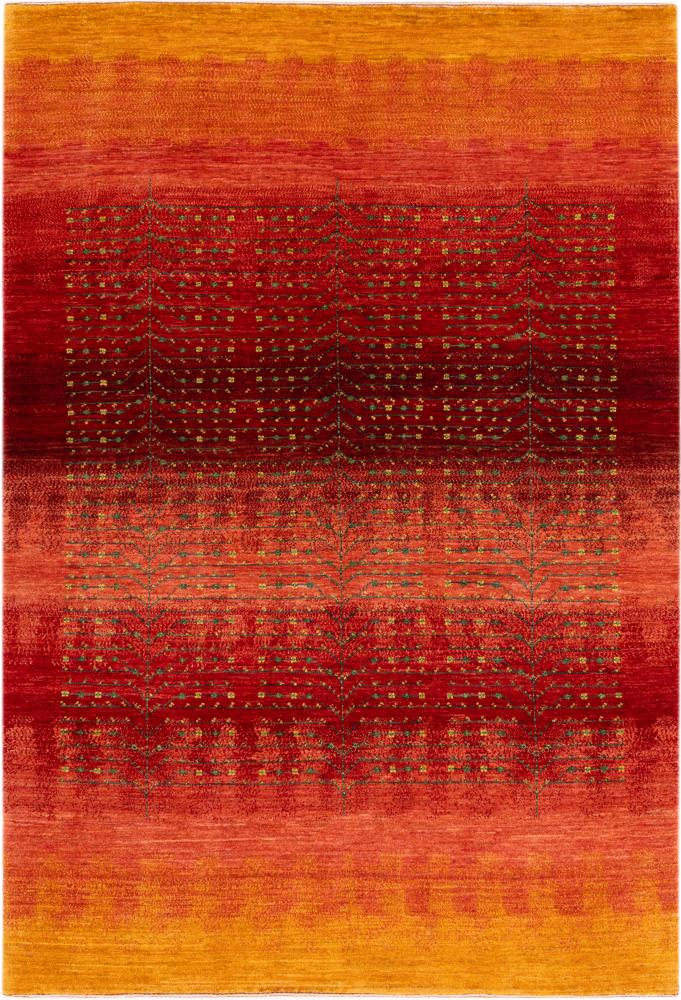 Tapis persan Persan Gabbeh Loribaft Essence 241x161 241x161, Tapis persan Noué à la main