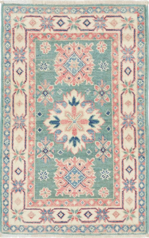 Tapete paquistanês Kazak 87x56 87x56, Tapete persa Atado à mão