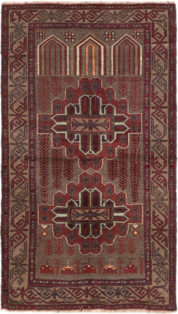 Persian Rug Baluch 145x82 145x82, Persian Rug Knotted by hand