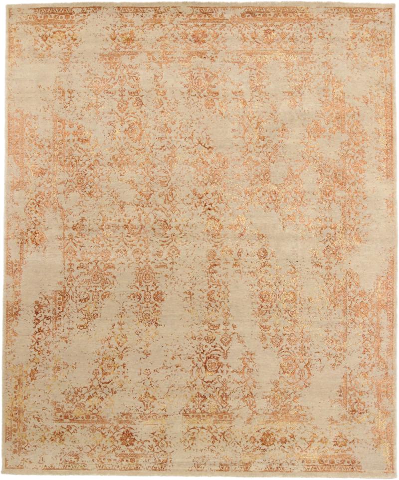 Tapete indiano Sadraa 305x254 305x254, Tapete persa Atado à mão