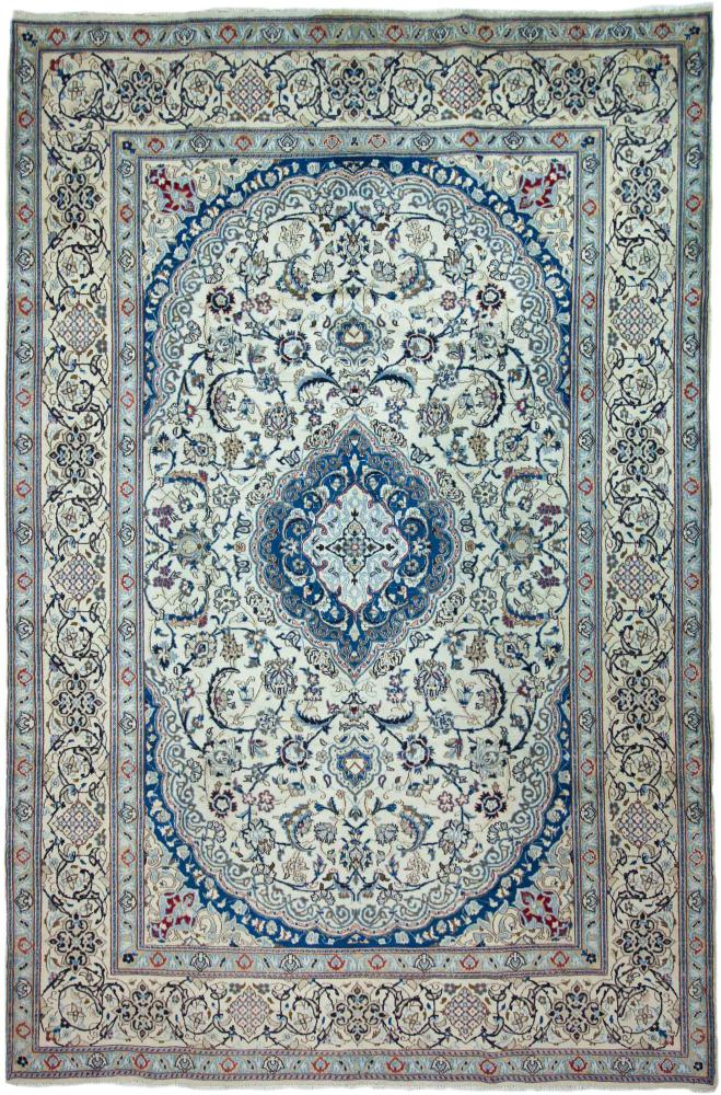 Persisk tæppe Nain 292x194 292x194, Persisk tæppe Knyttet i hånden