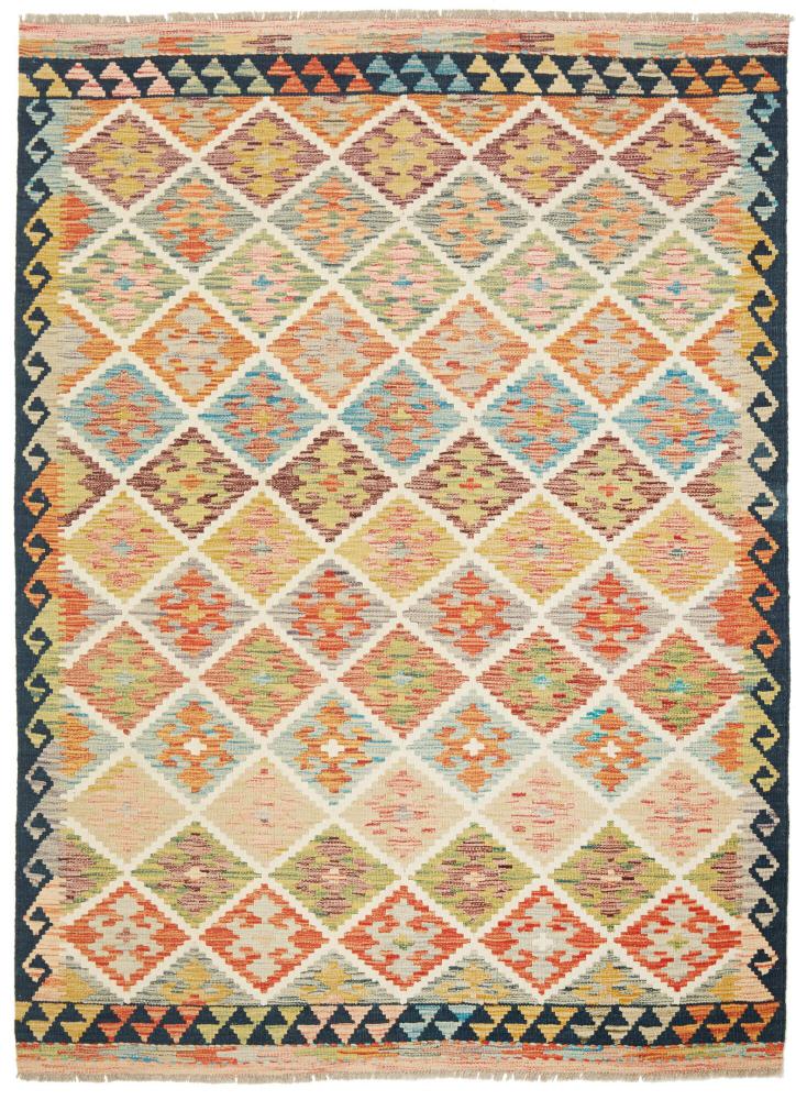 Tapete afegão Kilim Afegão 203x147 203x147, Tapete persa Tecido à mão