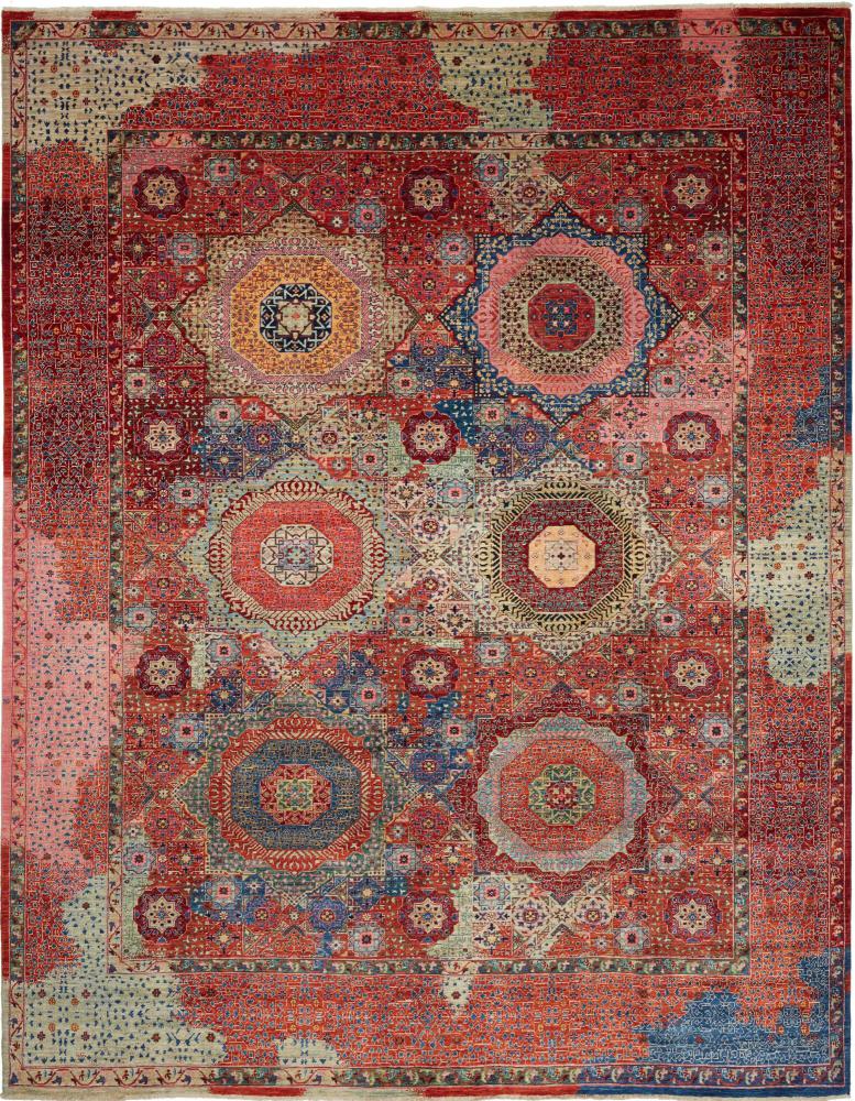 Tapete paquistanês Mamluk 352x273 352x273, Tapete persa Atado à mão