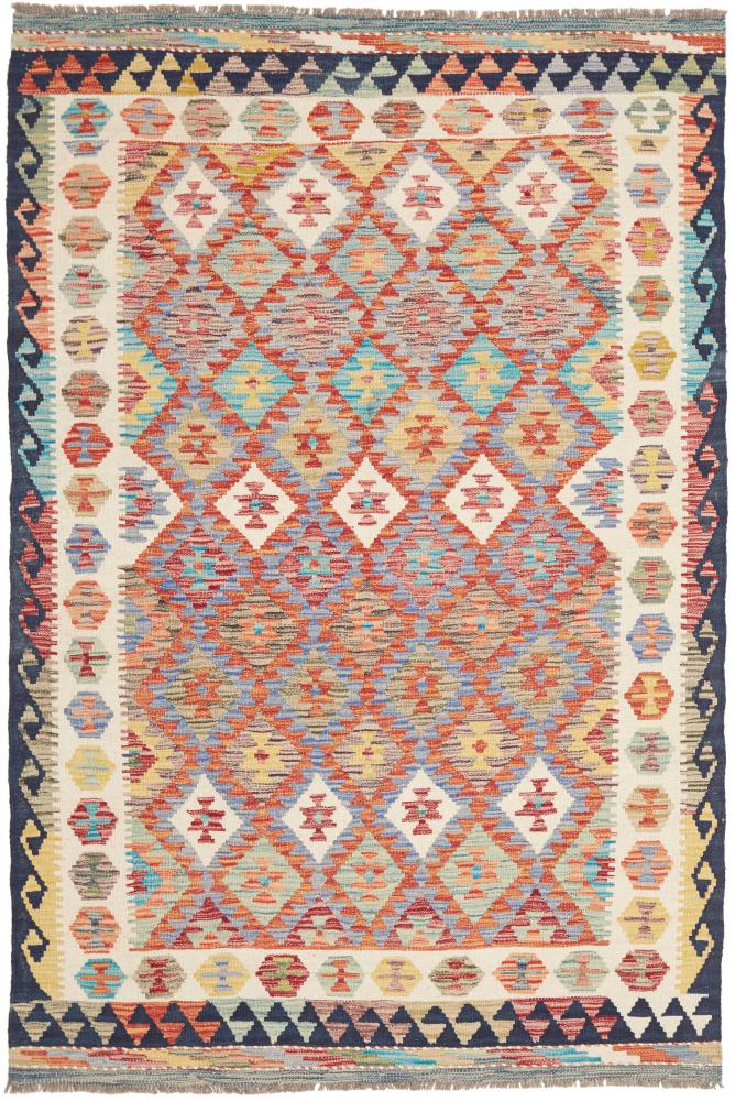 Afghanska mattan Kilim Afghan 193x126 193x126, Persisk matta handvävd 