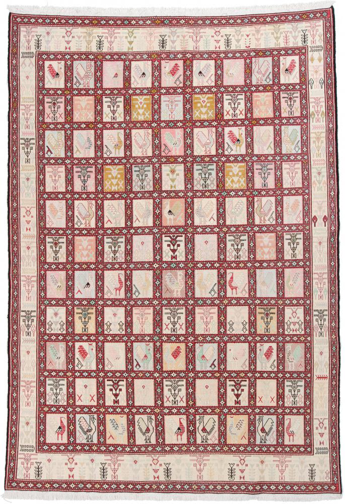 Tapete persa Kilim Ardebil 286x201 286x201, Tapete persa Atado à mão