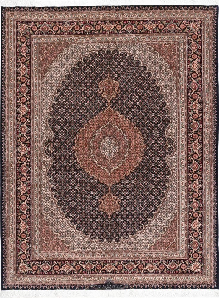 Tapete persa Tabriz Mahi Super 201x152 201x152, Tapete persa Atado à mão