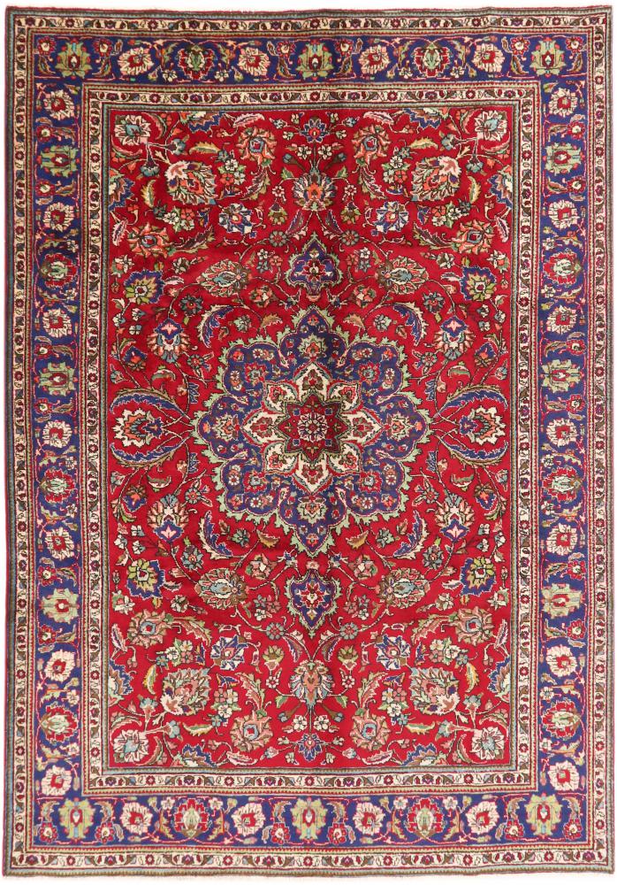 Perzsa szőnyeg Tabriz 9'9"x6'9" 9'9"x6'9", Perzsa szőnyeg Kézzel csomózva