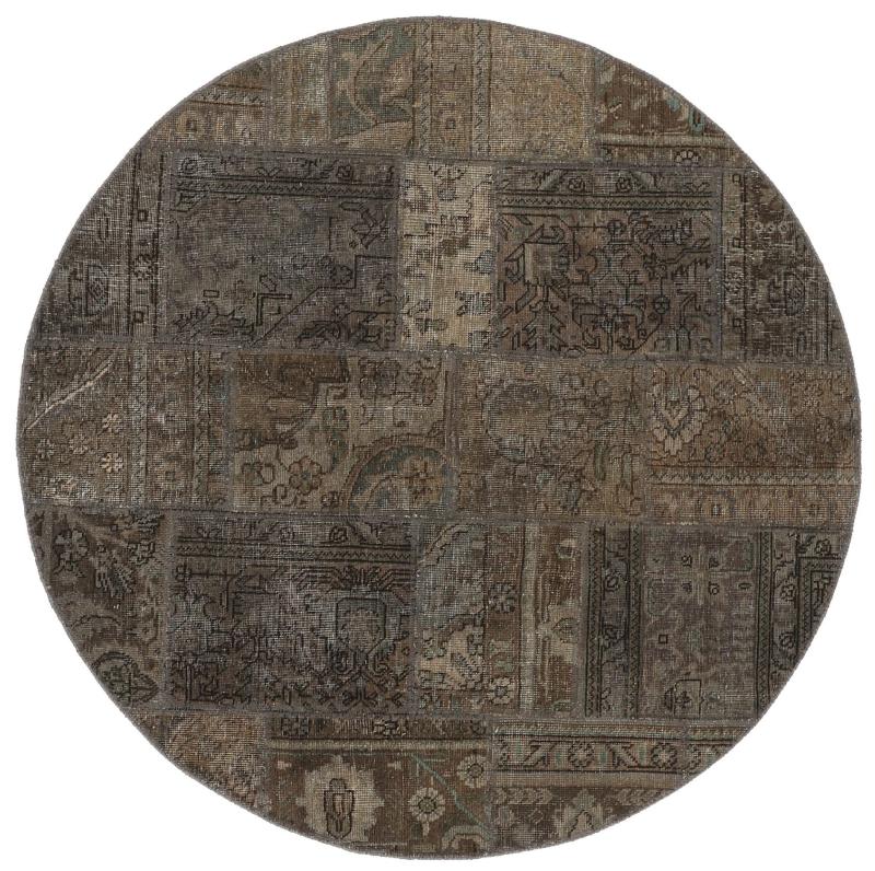 Tapis persan Patchwork 149x149 149x149, Tapis persan Noué à la main