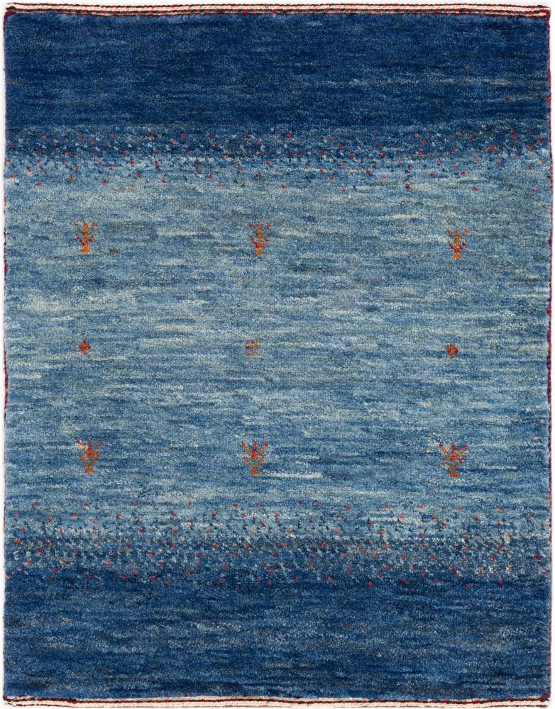 Tapis persan Persan Gabbeh Loribaft Atash 81x64 81x64, Tapis persan Noué à la main